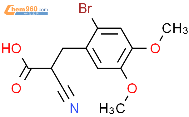 3-(2-Bromo-4,5-dimethoxyphenyl)-2-cyanopropionicAcid