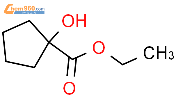 1-羟基-1-环戊基甲酸乙酯结构式图片|41248-23-1结构式图片