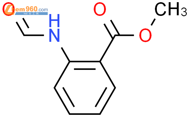 2-甲酰氨基苯甲酸甲酯结构式图片|41270-80-8结构式图片