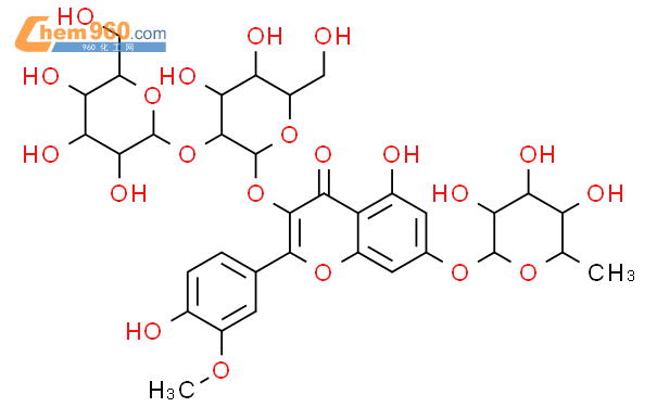 异鼠李素-3-O-槐二糖-7-O-鼠李糖苷