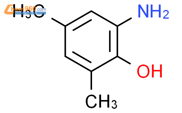 6-氨基-2,4-二甲基苯酚结构式图片|41458-65-5结构式图片