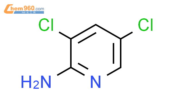 2-氨基-3,5-二氯吡啶结构式图片|4214-74-8结构式图片