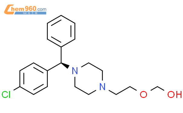 2-[4-[(R)-(4-chlorophenyl)-phenylmethyl]piperazin-1-yl]ethoxymethanol