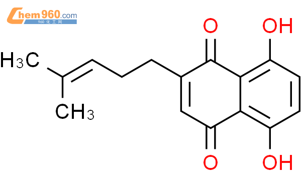 1,4-Naphthalenedione,5,8-dihydroxy-2-(4-methyl-3-penten-1-yl)-