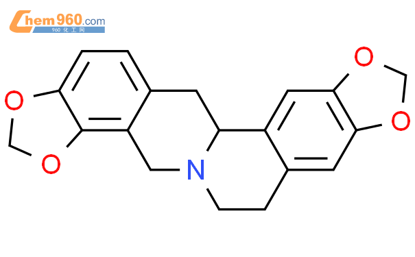 四氢黄连碱结构式图片|4312-32-7结构式图片