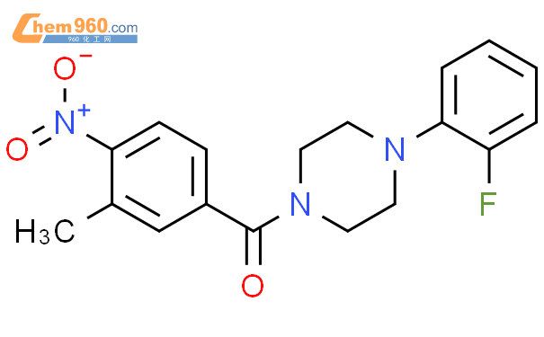 12fluorophenyl43methyl4nitrobenzoylpiperazine432524862