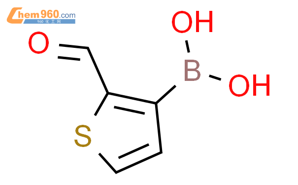 2-甲醛基噻吩-3-硼酸结构式图片|4347-31-3结构式图片