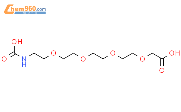 芴甲氧羰基四聚乙二醇羧甲基结构式图片|437655-95-3结构式图片