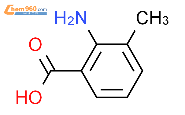 3-甲基-2-氨基苯甲酸结构式图片|4389-45-1结构式图片