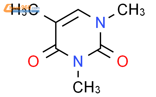 1,3-二甲基胸腺嘧啶结构式图片|4401-71-2结构式图片