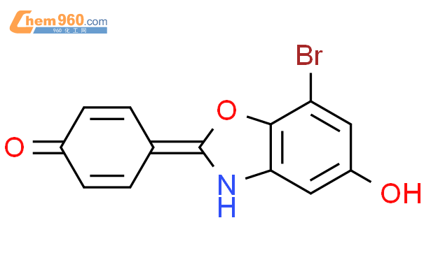 4-(7-bromo-5-hydroxy-3H-1,3-benzoxazol-2-ylidene)cyclohexa-2,5-dien-1-one结构式图片|440122-66-7结构式图片