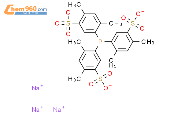 三(2,4-二甲基苯基)磷化氢-5,5',5''-三磺酸三钠盐