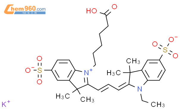 青色素3单功能性己酸染料,钾盐(CY3)