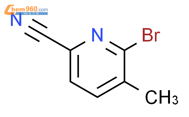 6-溴-5-甲基皮考啉腈结构式图片|450844-27-6结构式图片