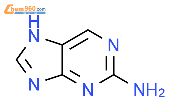 2-氨基嘌呤结构式图片|452-06-2结构式图片