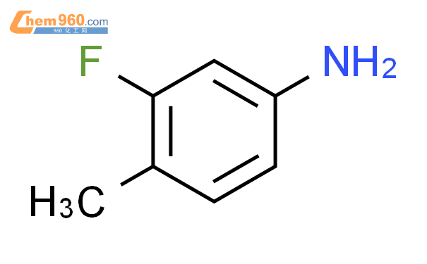 3-氟-4-甲基苯胺结构式图片|452-77-7结构式图片