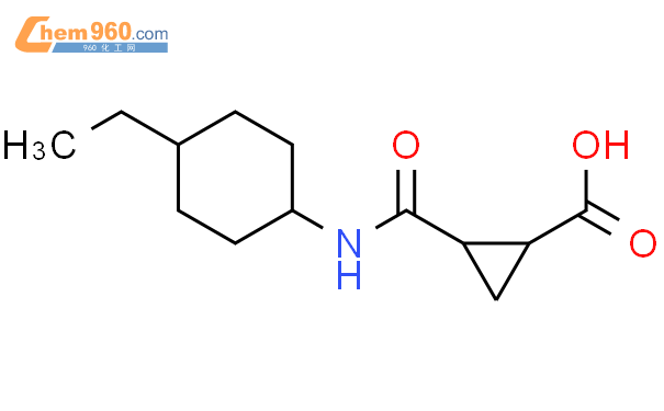 2-[[(反式-4-乙基环己基)氨基]羰基]-环丙烷羧酸