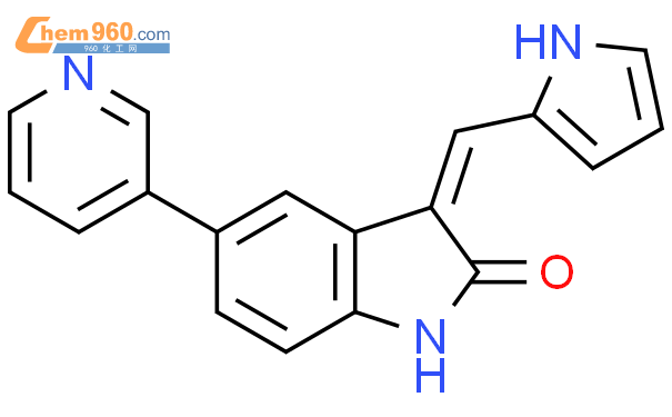 5-pyridin-3-yl-3-(1H-pyrrol-2-ylmethylidene)-1H-indol-2-one
