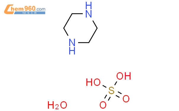 哌嗪硫酸盐水合物结构式图片