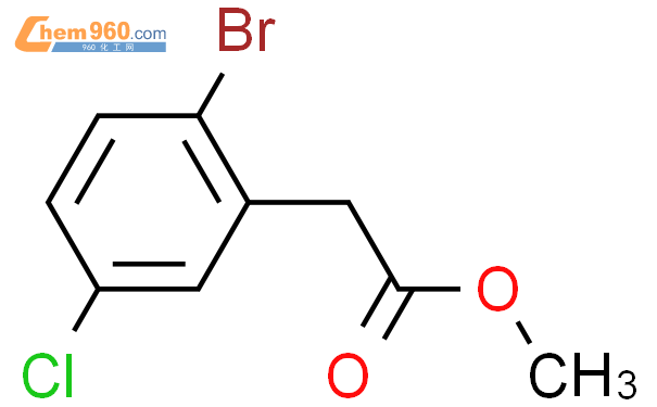 2-(2-溴-5-氯苯基)乙酸甲酯结构式图片|455957-76-3结构式图片