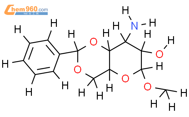 4603-89-8,Me glycoside,4,6-O-benzylidene-alpha-D-Pyranose-3-Amino-3 ...