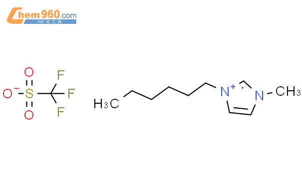 1-己基-3-甲基四氟甲烷磺酸咪唑鎓结构式图片|460345-16-8结构式图片