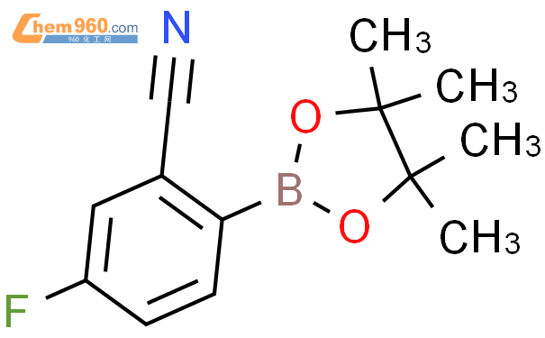 5-氟-2-(4,4,5,5-四甲基-1,3,2-二氧杂环己硼烷-2-基)苯腈
