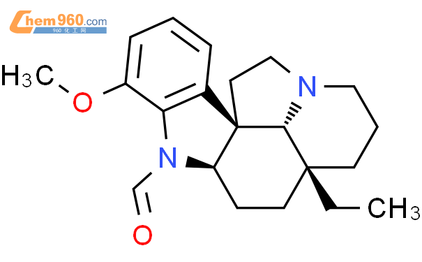 17-甲氧基aspidospermidine-1-甲醛结构式