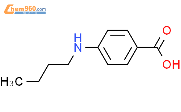 4-丁氨基苯甲酸结构式图片|4740-24-3结构式图片