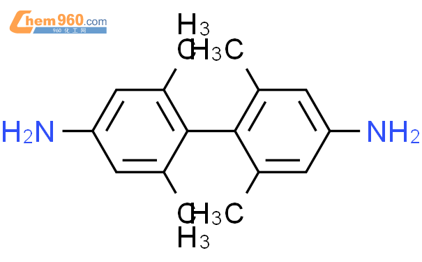 4746 77 4 1 1 BIPHENYL 4 4 DIAMINE 2 2 6 6 TETRAMETHYL 化学式结构式分子式mol 960化工网