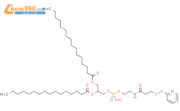 1,2-二棕榈酰磷脂酰乙醇胺-N-[3-(2-吡啶二硫)丙酰基]（钠盐）结构式图片|474944-16-6结构式图片