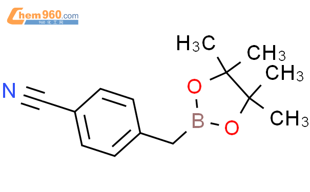 4-((4,4,5,5-四甲基-1,3,2-二噁硼烷-2-基)甲基)苯甲腈