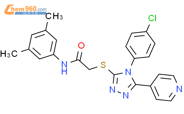 Chlorophenyl Pyridin Yl H Triazol Yl Thio N