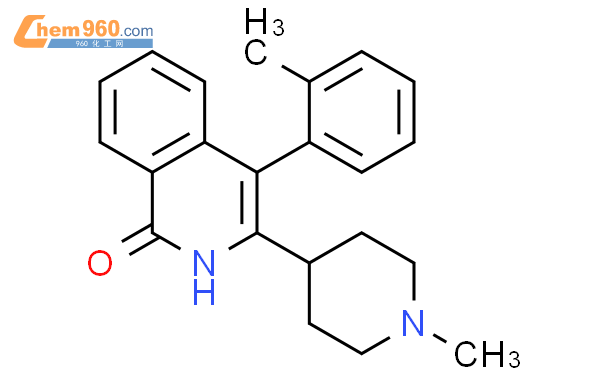 476491 94 8 1 2H ISOQUINOLINONE 4 2 METHYLPHENYL 3 1 METHYL 4 PIPERIDINYL CAS号 476491 94 8