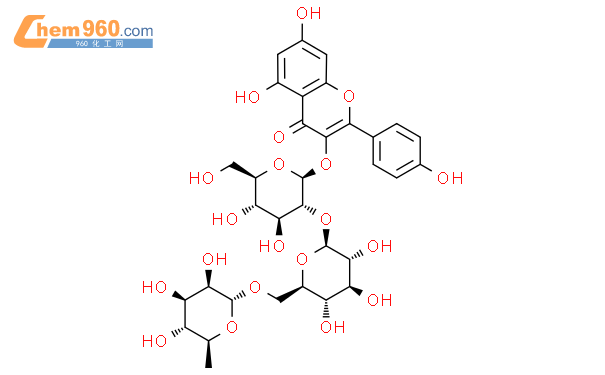 Kaempferol-3-O-α-L-rhamnopyranosyl-(1→6)-β-D-glucopyranosyl-(1→2)-β-D-glucopyranoside