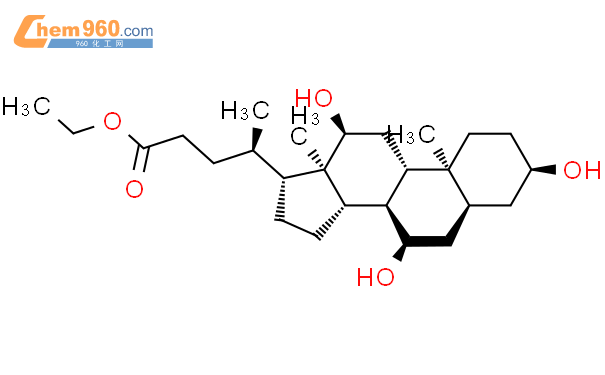 Cholan-24-oic acid,3,7,12-trihydroxy-, ethyl ester, (3伪,5尾,7伪,12伪)-