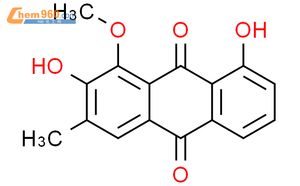 9,10-Anthracenedione,2,8-dihydroxy-1-methoxy-3-methyl-