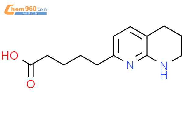 5-(5,6,7,8-tetrahydro-1,8-naphthyridin-2-yl)pentanoic acid