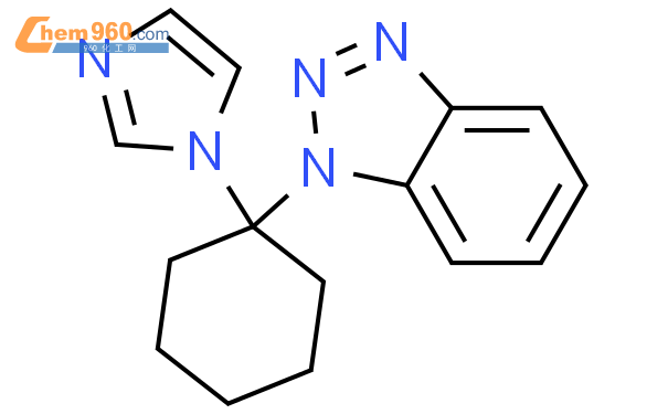 478239-77-9,1H-BENZOTRIAZOLE, 1-[1-(1H-IMIDAZOL-1-YL)CYCLOHEXYL]-化学式、结构 ...