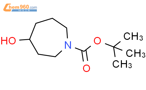4-羟基氮杂环庚烷-1-羧酸叔丁酯结构式图片|478832-21-2结构式图片