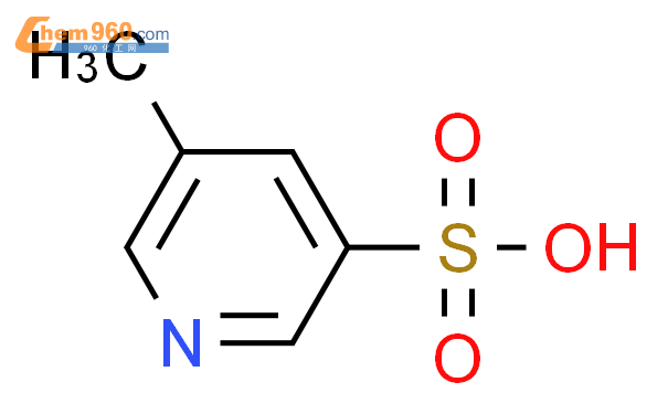 5-甲基吡啶-3-磺酸结构式图片|4808-70-2结构式图片