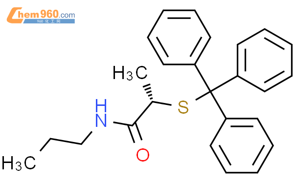 Propanamide N Propyl Triphenylmethyl Thio S Cas