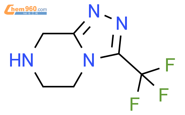 3-(三氟甲基)-5,6,7,8-四氢-[1,2,4]三唑并[4,3-α]吡嗪盐酸盐