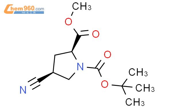 顺式-N-BOC-4-氰基-L-脯氨酸甲酯