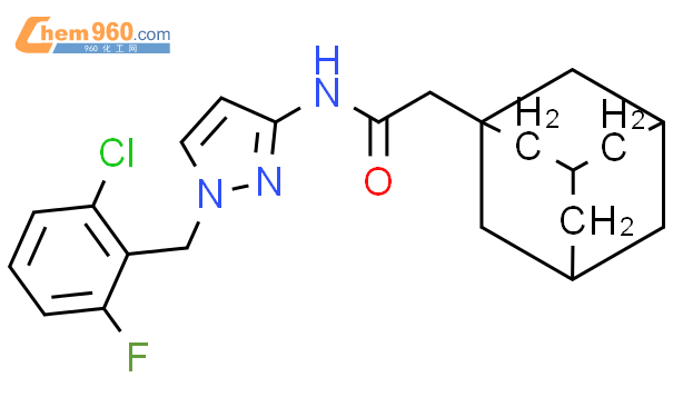 Adamantan Yl N Chloro Fluoro Benzyl H Pyrazol Yl Acetamide