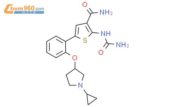 Thiophenecarboxamide Aminocarbonyl Amino Cyclopropyl Pyrrolidinyl