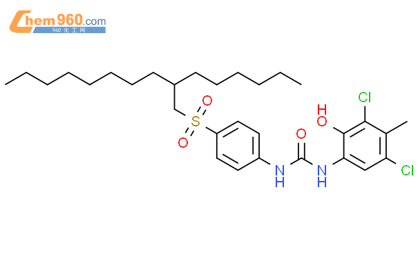 496046 42 5 Urea N 3 5 Dichloro 2 Hydroxy 4 Methylphenyl N 4 2 Hexyldecyl Sulfonyl Phenyl