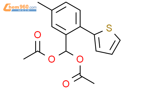 497057-22-4,Methanediol, [5-methyl-2-(2-thienyl)phenyl]-, diacetate化学式 ...