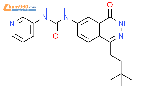 Urea N Dimethylbutyl Dihydro Oxo Phthalazinyl N Pyridinyl Cas