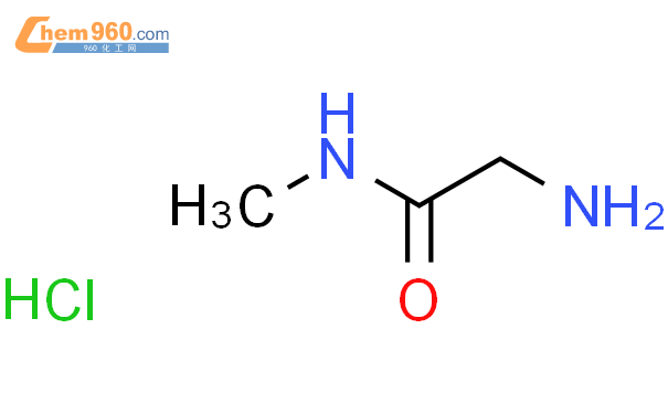 2-氨基-N-甲基乙酰胺盐酸盐结构式图片|49755-94-4结构式图片